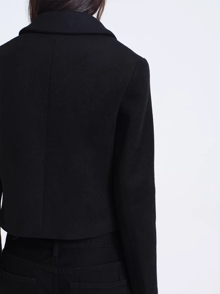 Wool Blend Short Coat