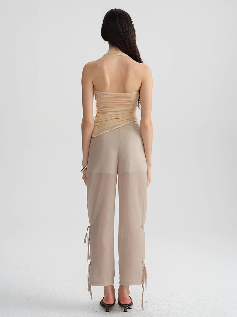 Ring Detail Halter Neck Top