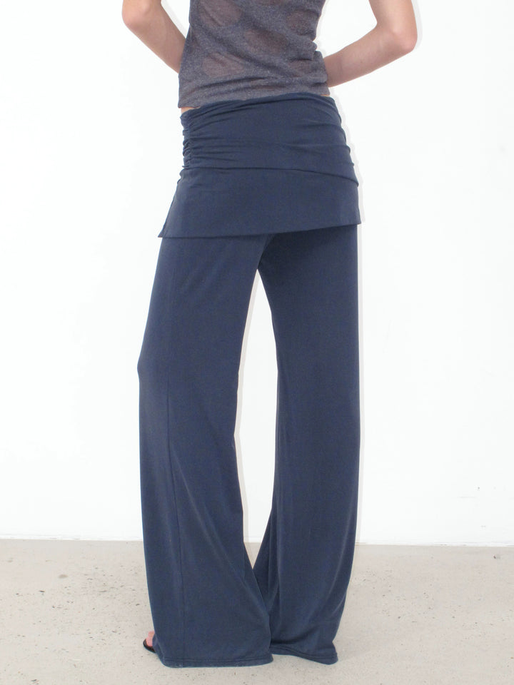 Button Detail Skirt Trousers