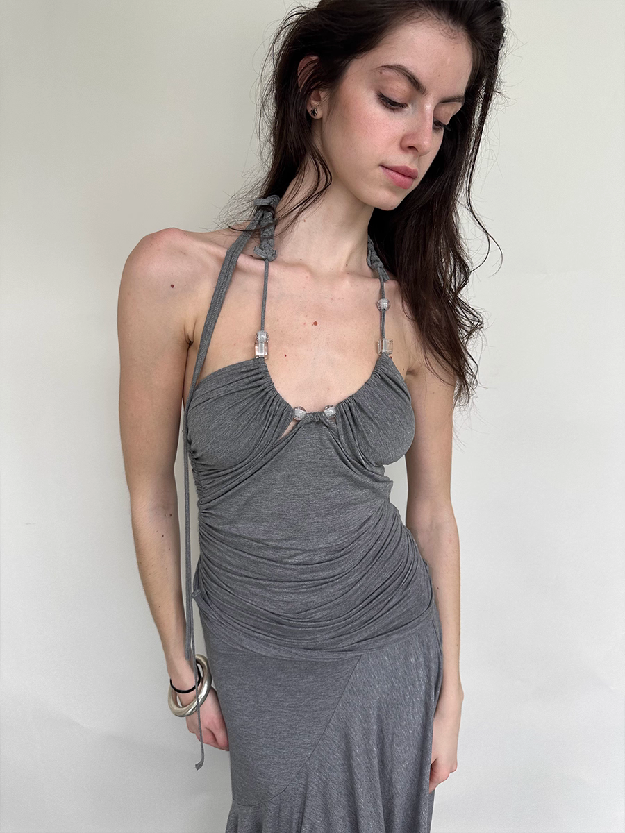Braided Halter Neck Top