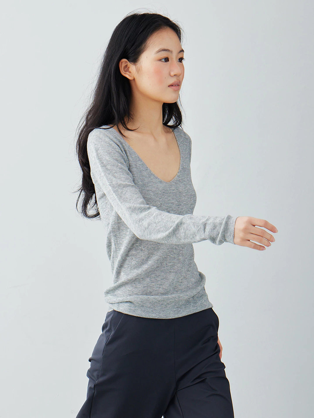 Slim Fit Fine Knit Top