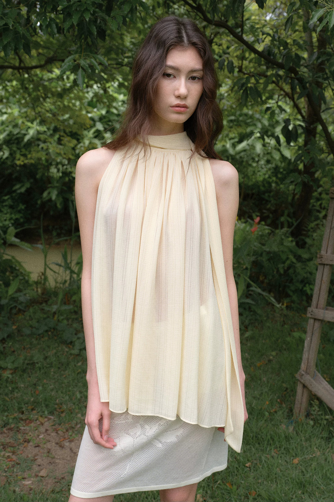 Scarf Halter Neck Top