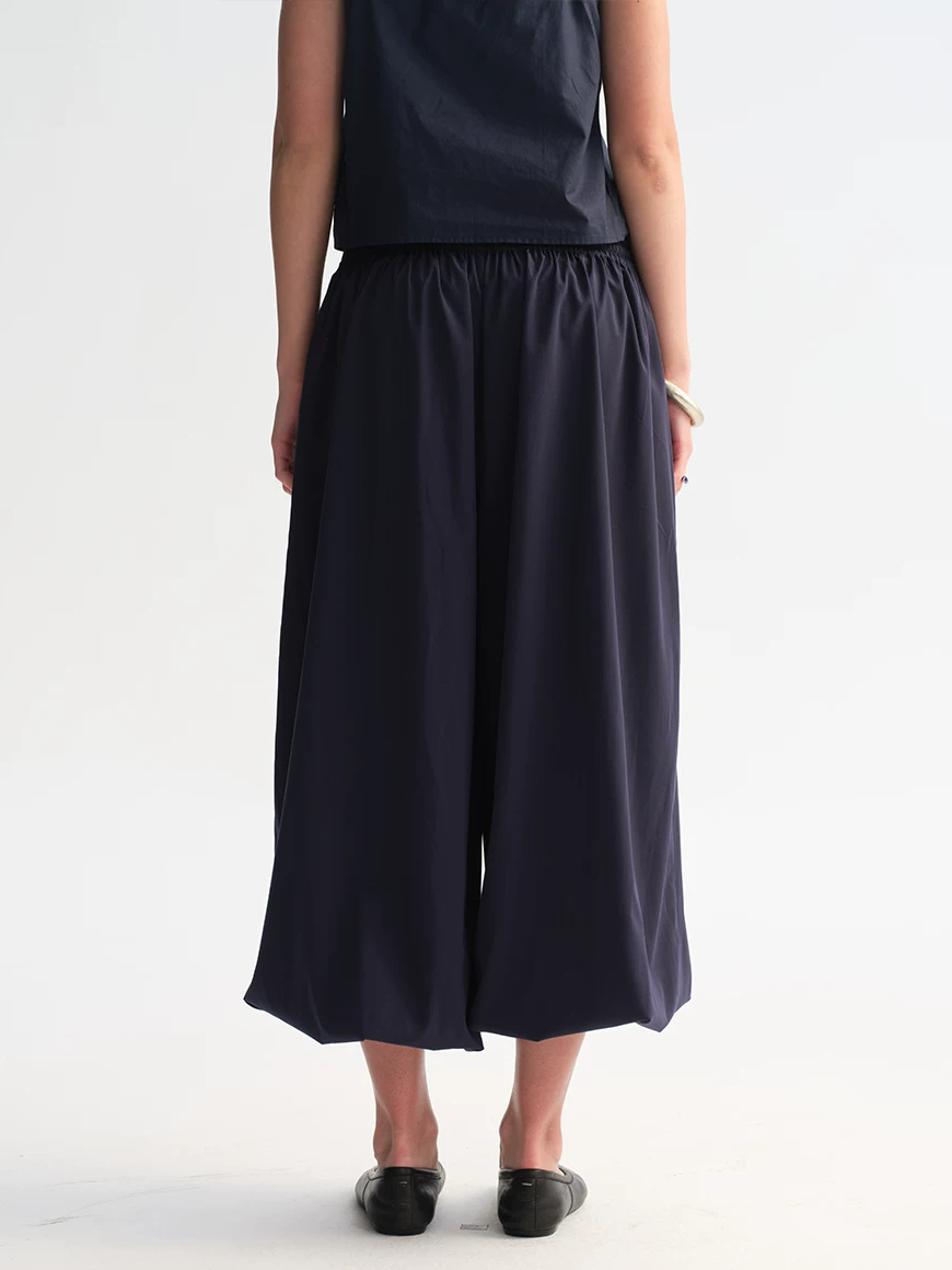 Drawstring Waist Balloon Trousers