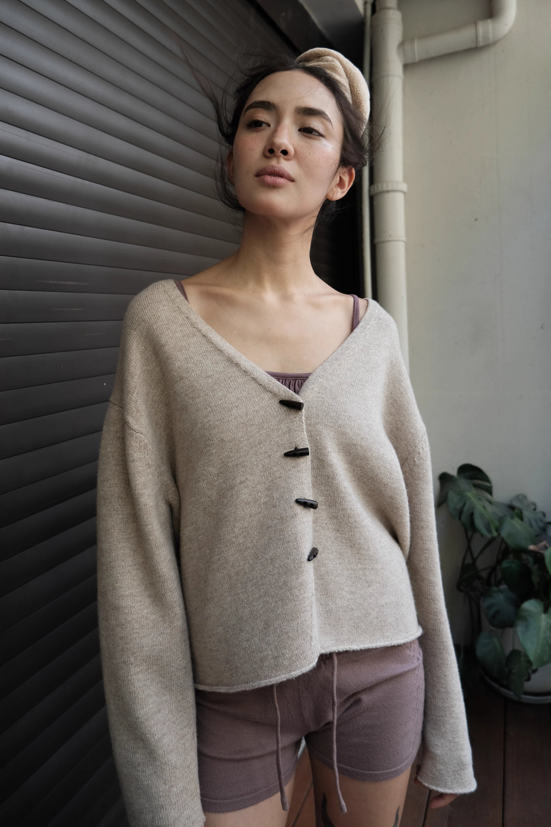 Boxy Toggle Cardigan