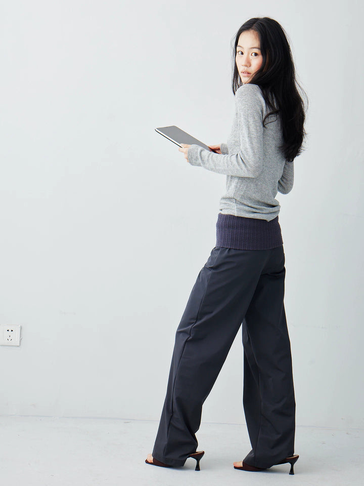 Slim Fit Fine Knit Top