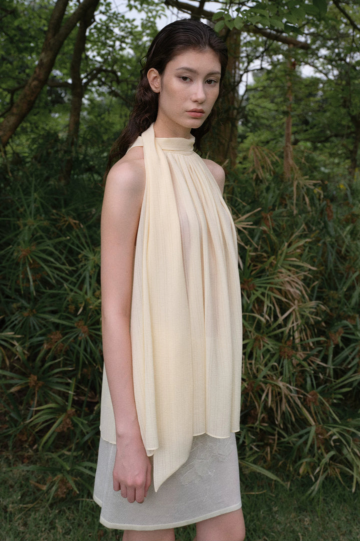 Scarf Halter Neck Top