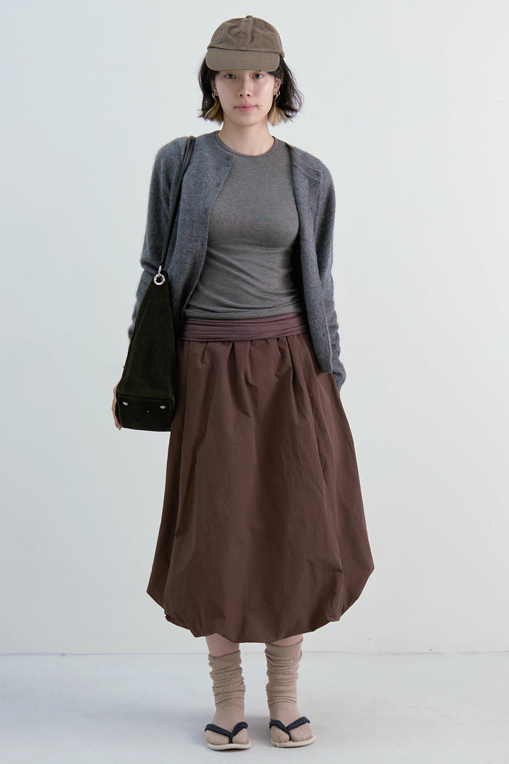 Foldover Balloon Skirt