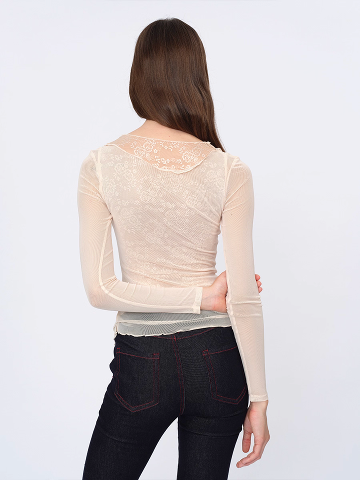 Layered Mesh Twist Top