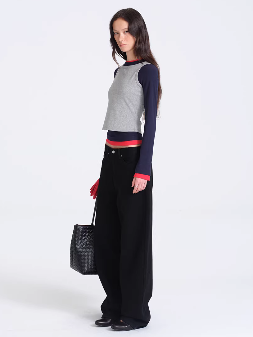 Colour Block Top Set