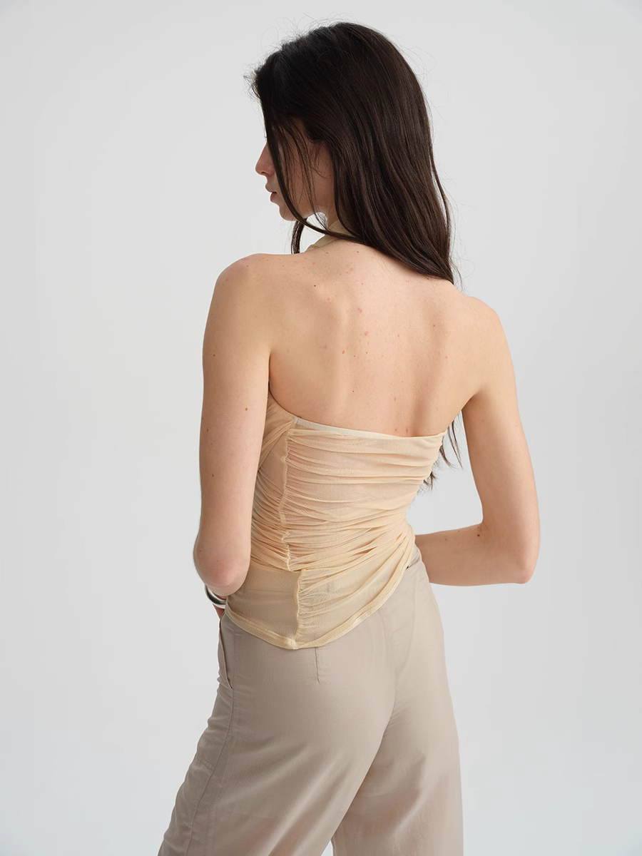 Ring Detail Halter Neck Top
