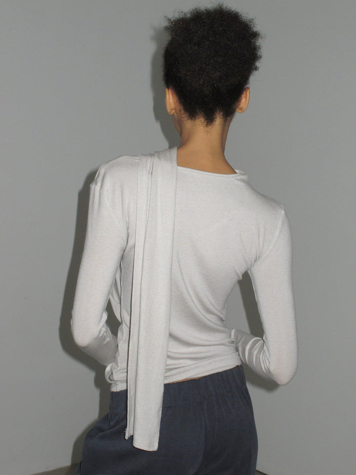 Faux Wrap Multi-Way Top