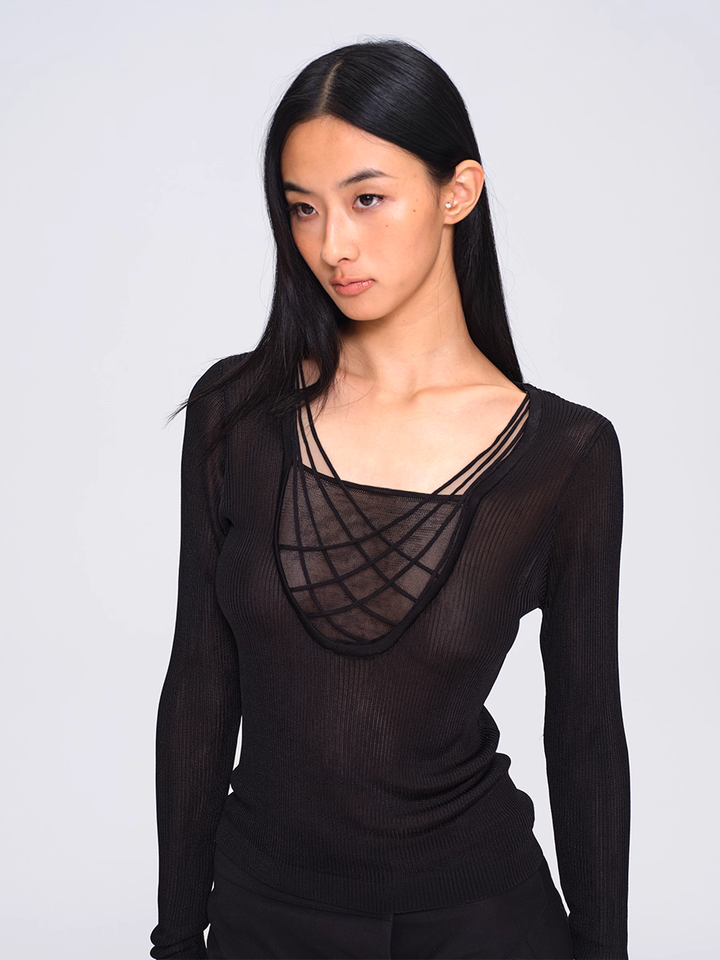 Layered Mesh Panel Top