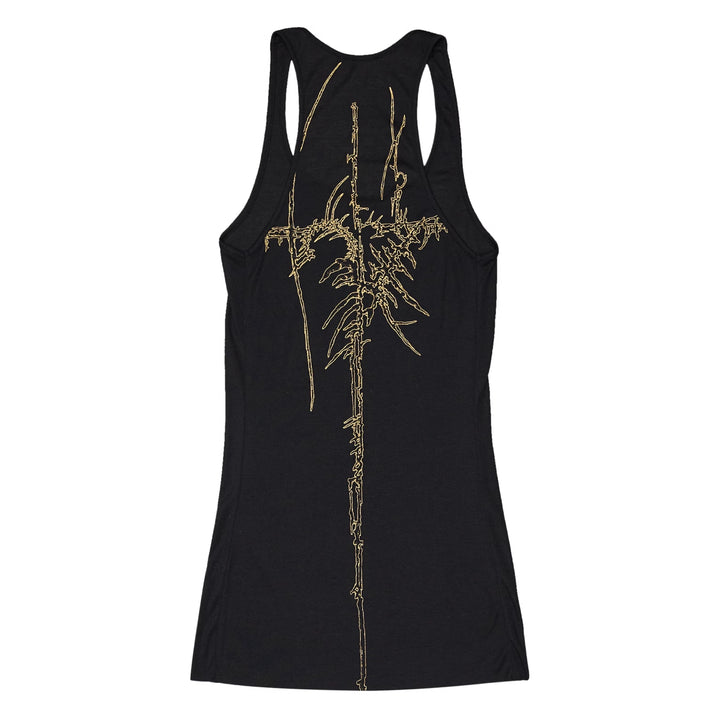 Tattoo Print Tank Top - Black