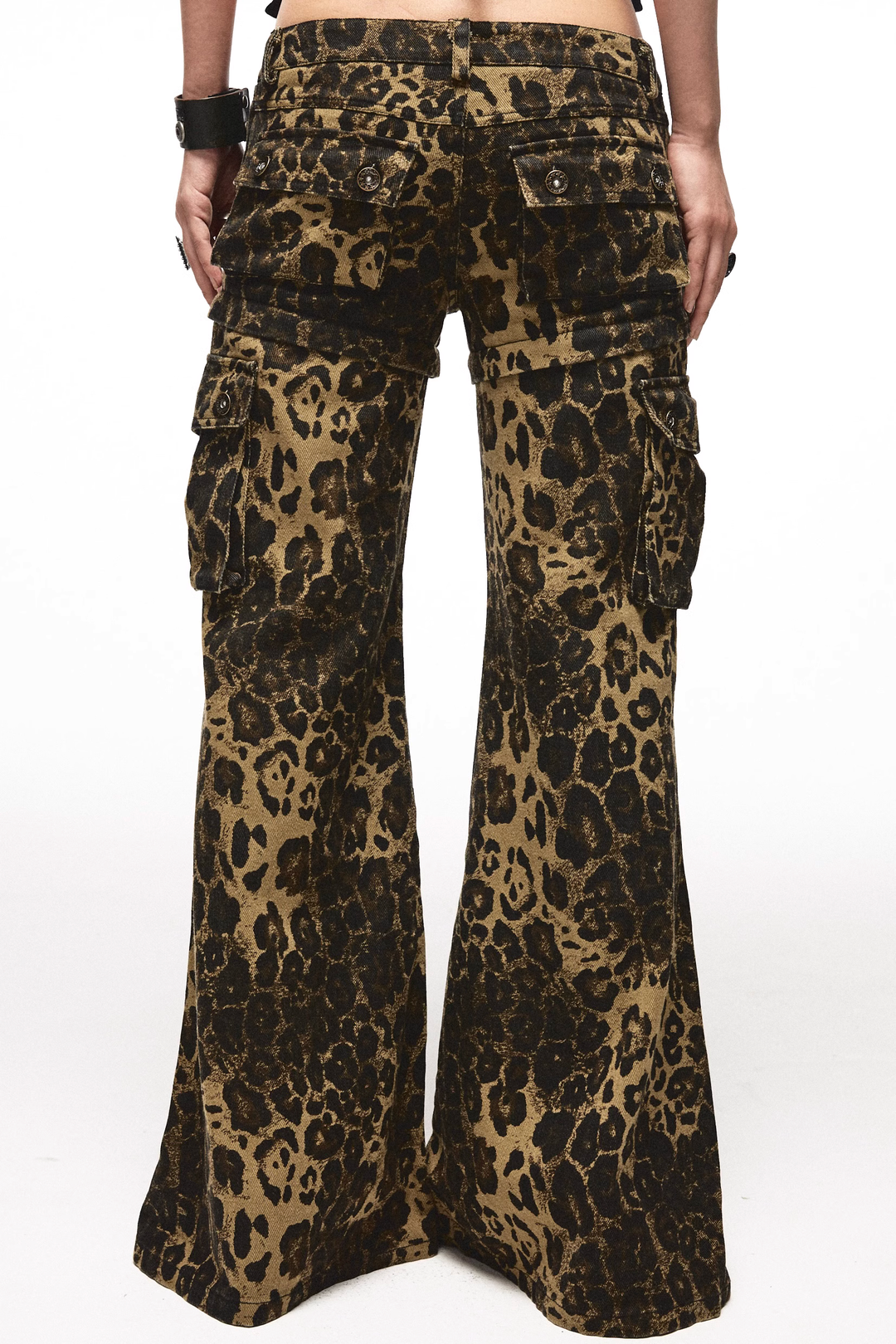 Leopard Print Detachable Jeans