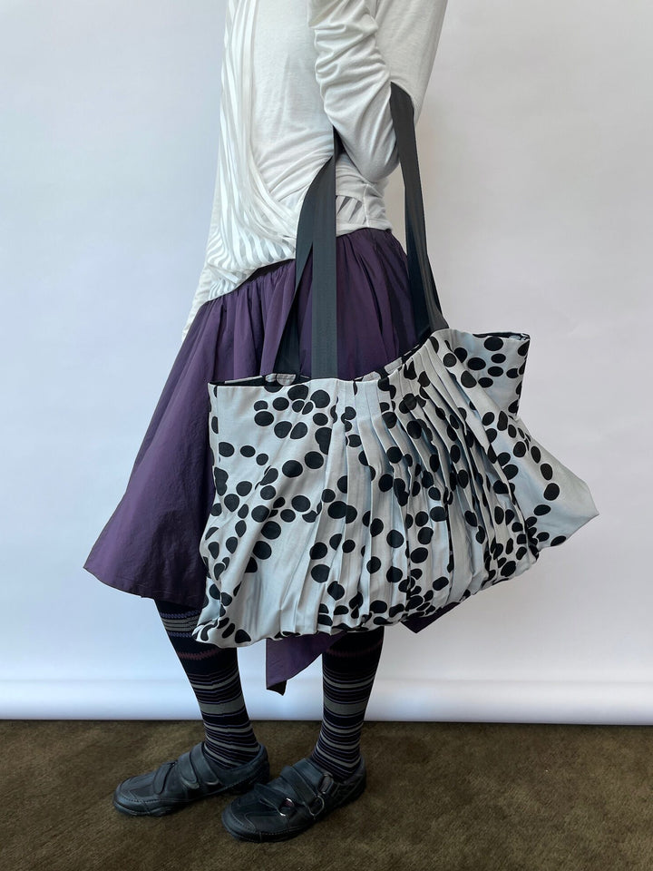 Reversible Polka Dot Tote Bag