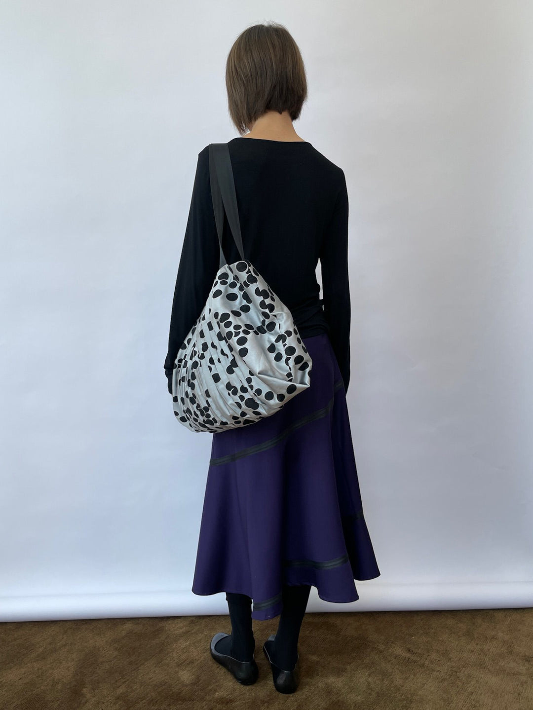 Reversible Polka Dot Tote Bag