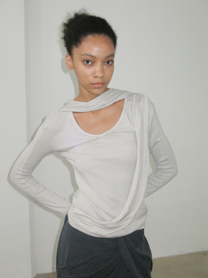 Faux Wrap Multi-Way Top
