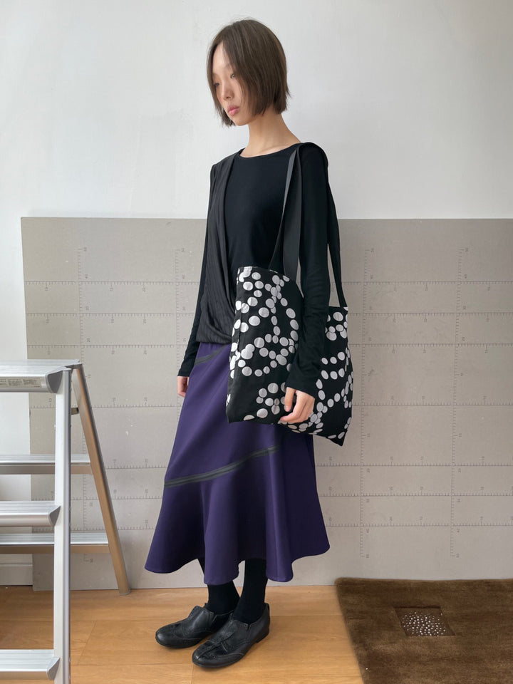 Reversible Polka Dot Tote Bag