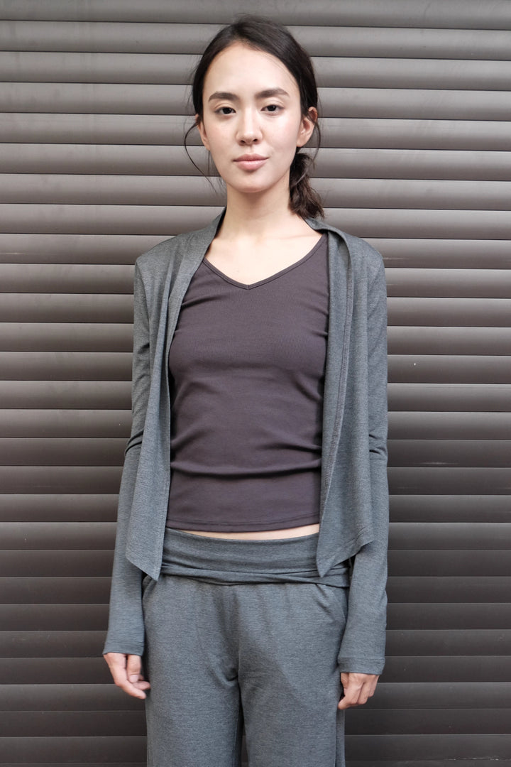 Asymmetric Open Cardigan