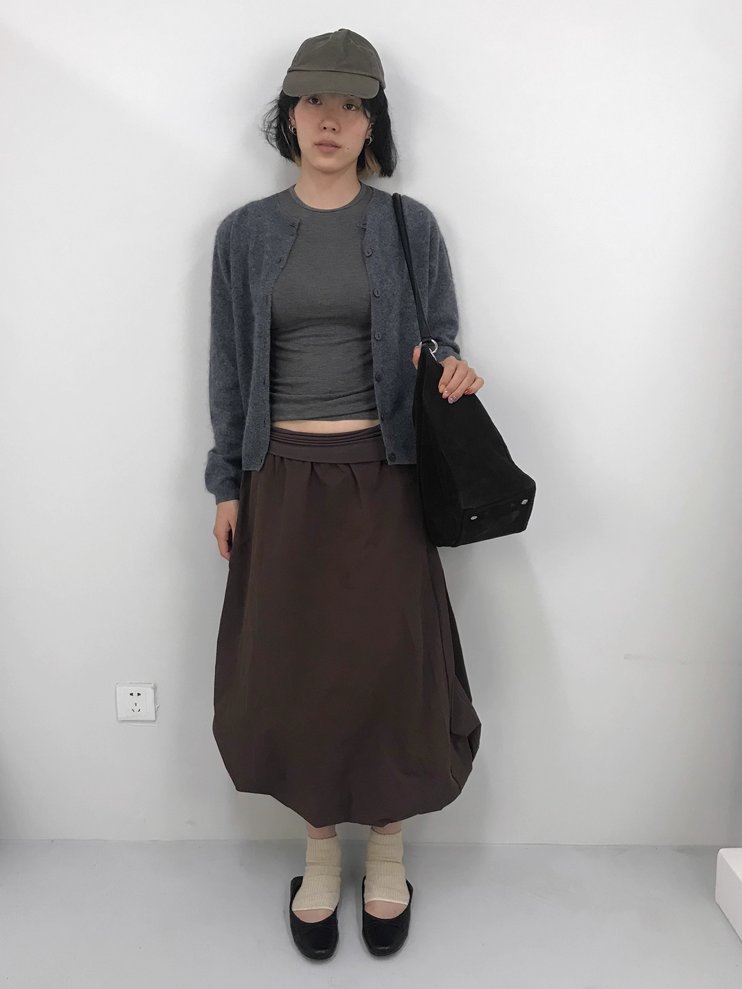 Foldover Balloon Skirt