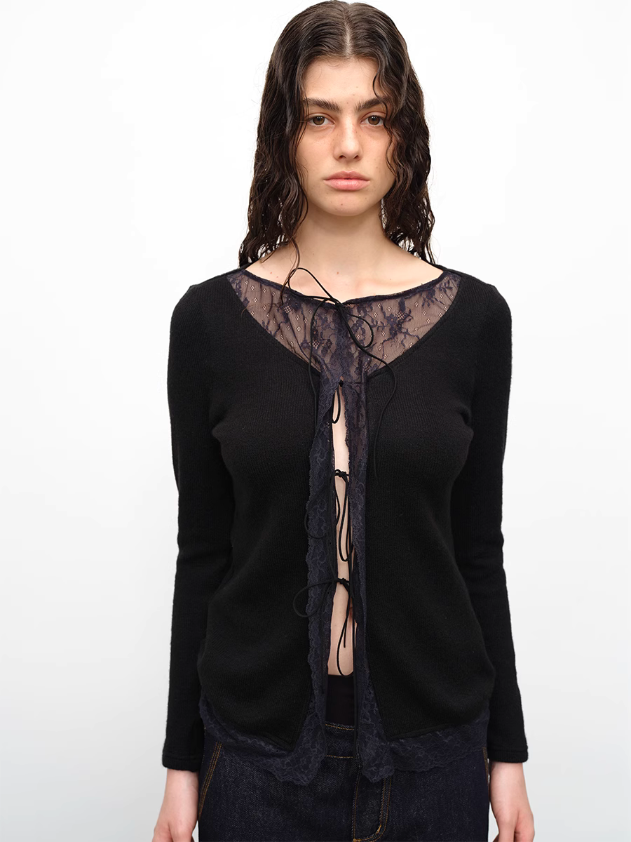 Tie Front Cardigan