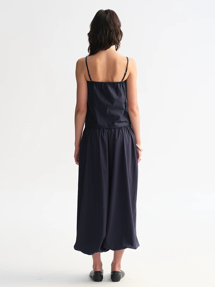 Ruched Drawstring Cami Top