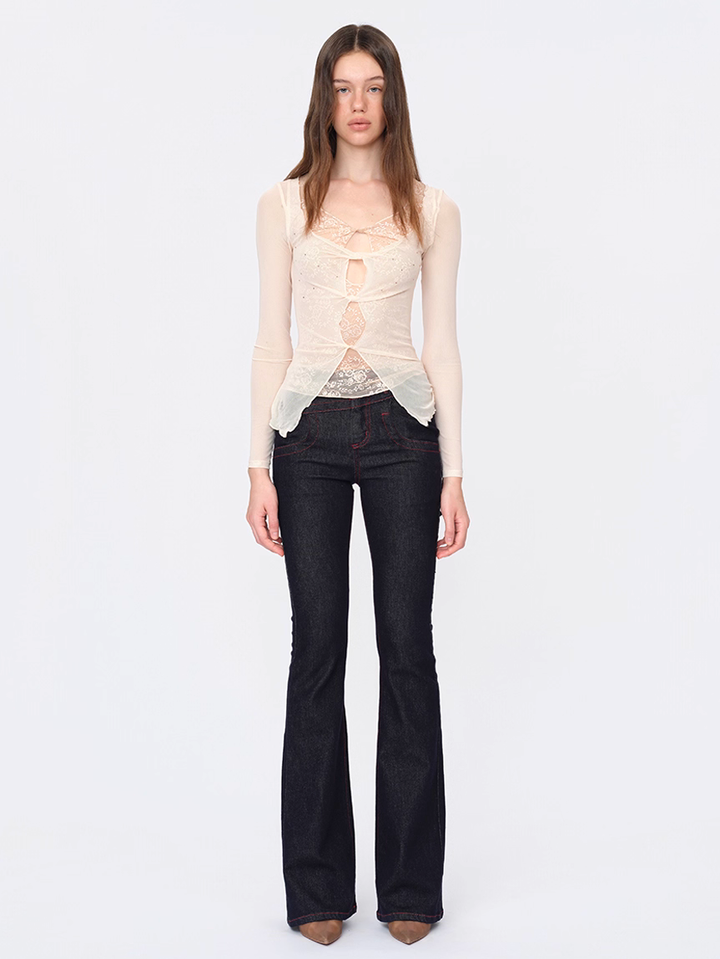 Layered Mesh Twist Top