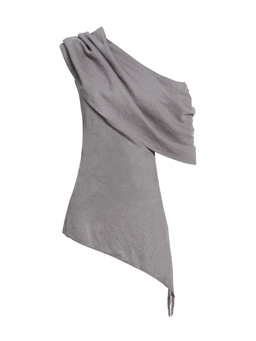 Draped Multi-Way Top - Grey