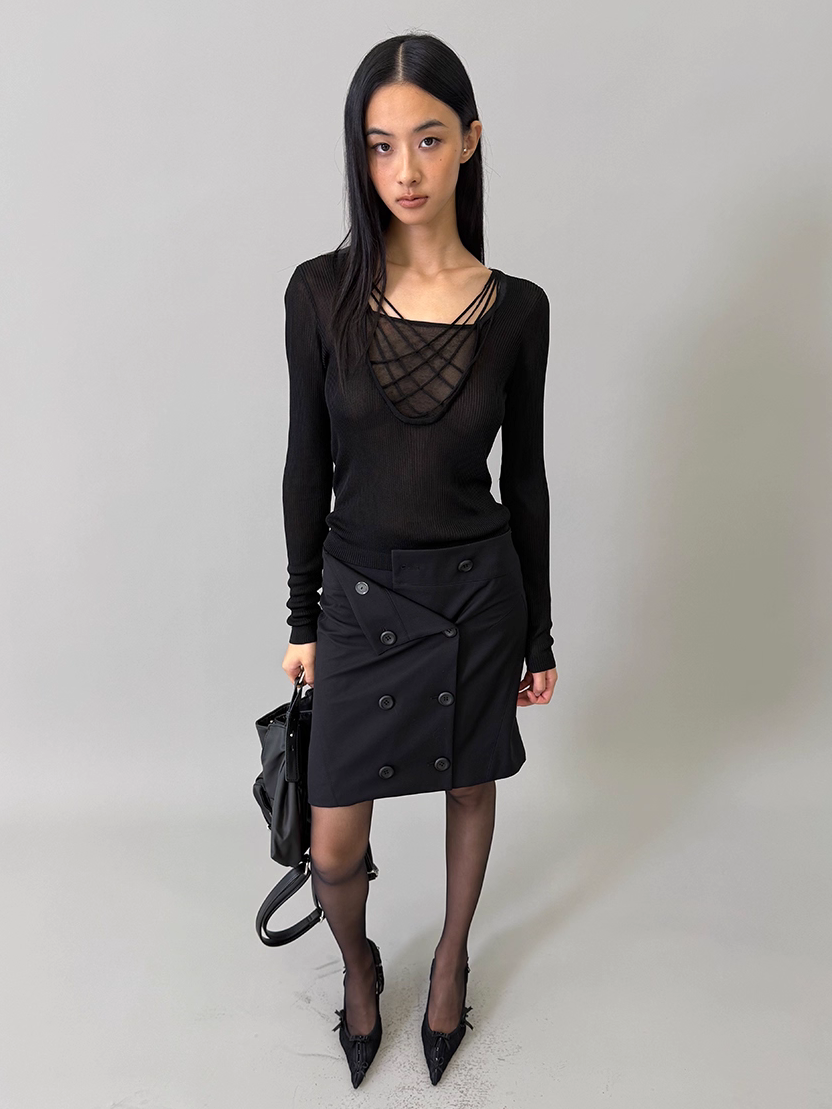 Layered Mesh Panel Top