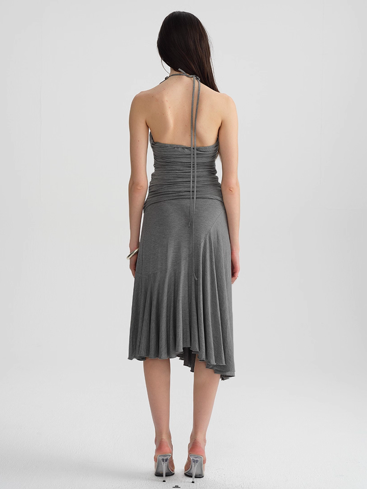 Seam Detail Midi Skirt