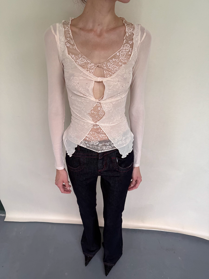 Layered Mesh Twist Top