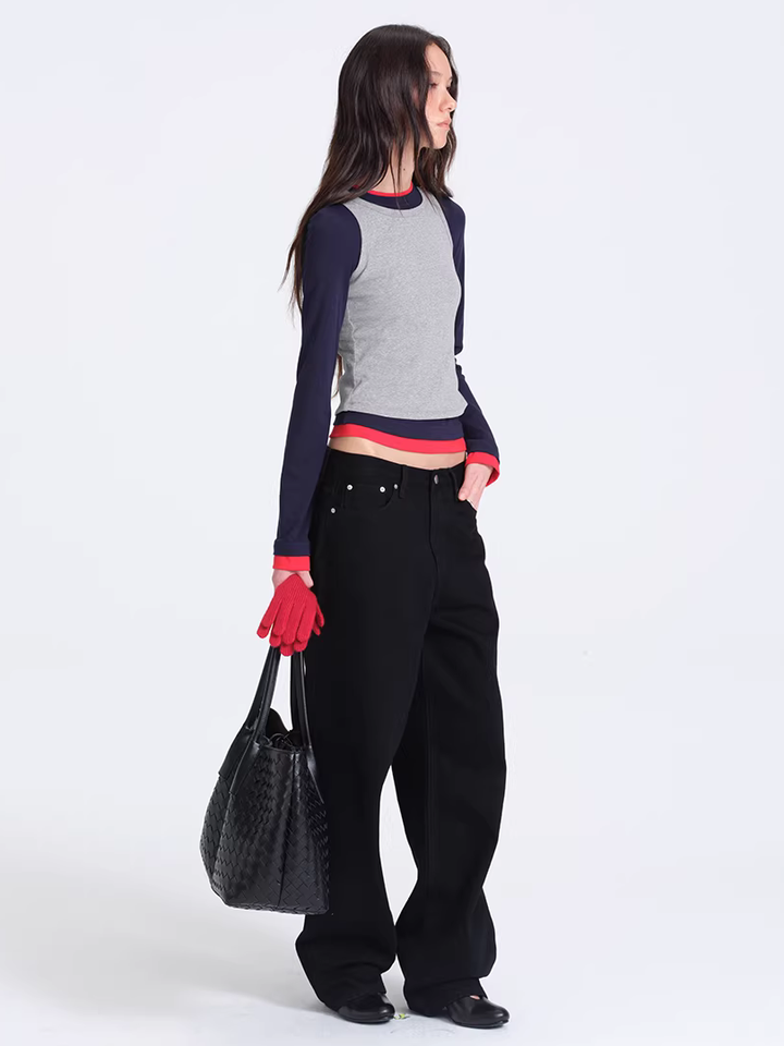 Colour Block Top Set