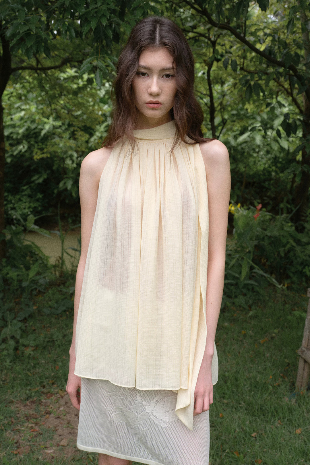 Scarf Halter Neck Top