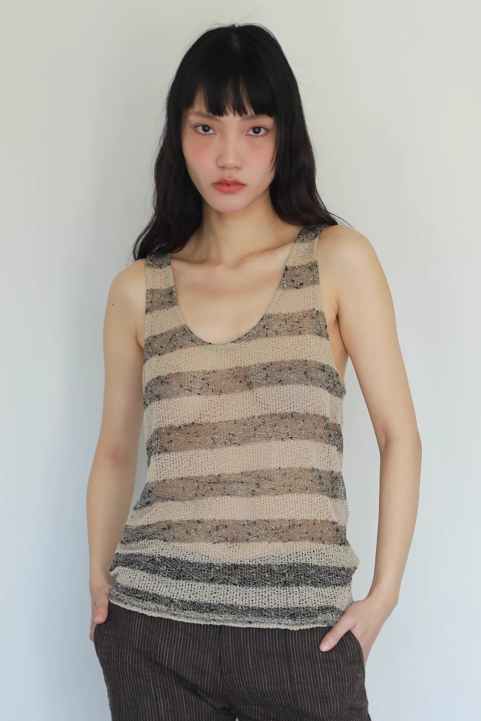 トップス hitomi URAKIMOU tiered tops CATEGORY umu | tojikomi