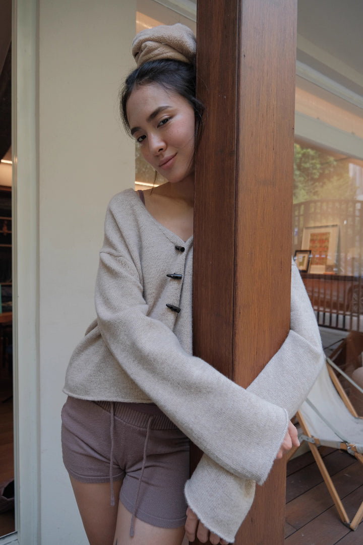 Boxy Toggle Cardigan