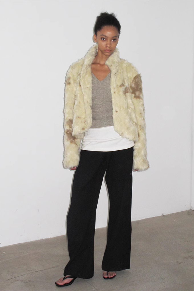 Foldover Wide Leg Trousers
