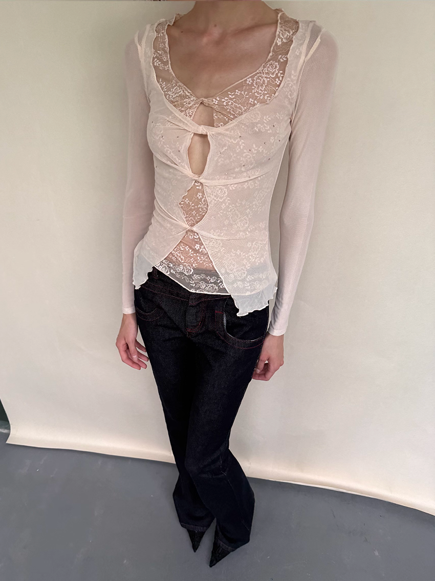 Layered Mesh Twist Top